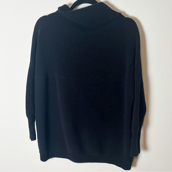 Free People Easy Street Tunic Sweater Black Extra Small - Picture 3 of 7